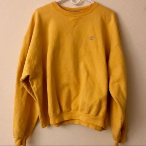 🔥 RARE YELLOW TRENDY CHAMPION SWEATER 🔥